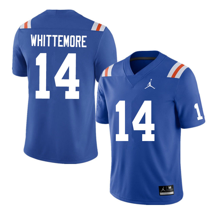 Men #14 Trent Whittemore Florida Gators College Football Jerseys Sale-Throwback - Click Image to Close